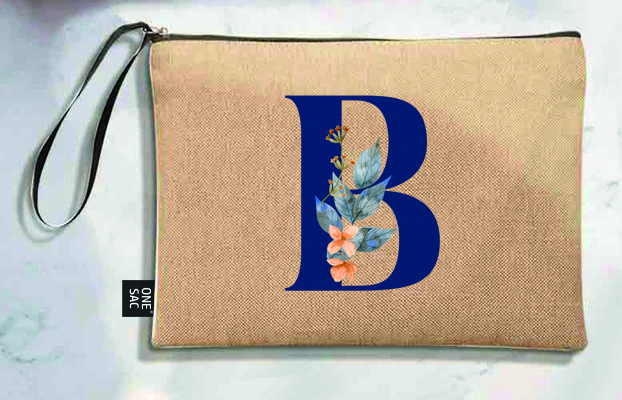 Sac à main Lettre B (Modèles variés) (25 × 18 × 1 cm)